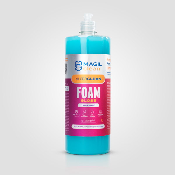 Imagem do Foam Gloss com o fundo branco